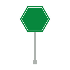 Green Road Sign Board Icon, Simple Icon Vector Design, best used for presentation, application, web and banner	