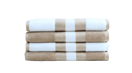 Cotton hand towels with clean stripe