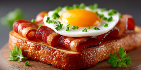 crispy bacon: flavorful detail