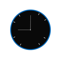 clock icon vector illustration
