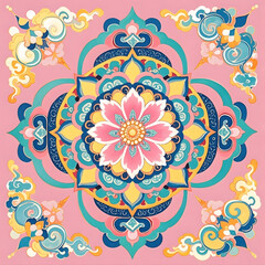 ornamental round lace ornament