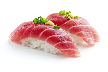 A realistic photo of Maguro Nigiri 