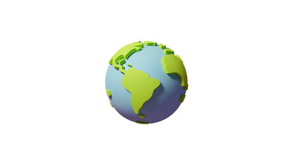 A spinning globe graphic, ideal for travel, education, or global-themed projects.