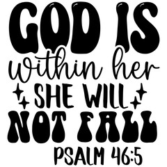 Christian T shirt And Mug Design, Bible SVG Vector File