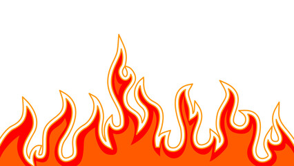 Abstract Fire Background. Abstract flame Background. doodle Fire outline. Fire flame continue line.