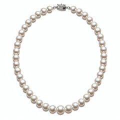 Fototapeta premium Elegant Classic Pearl Necklace Timeless Jewelry for Women