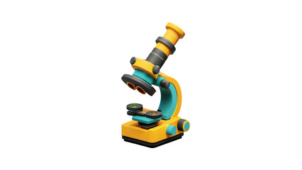 A stylized microscope icon perfect for education, science, and research themes.