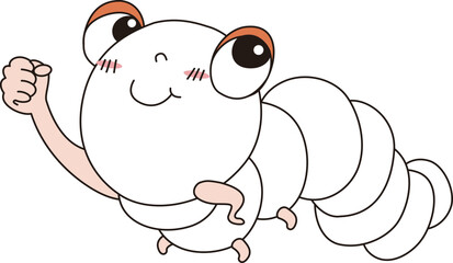 애벌레 캐릭터