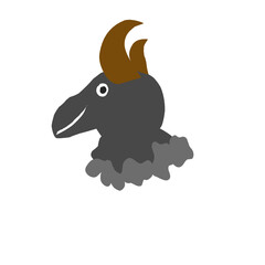 vector image of an elephant