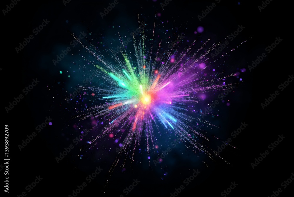 Poster abstract color background