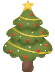 Glowing Starry Christmas Tree Warm and Festive Holiday Lights