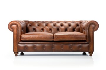 Chesterfield sofa furniture armchair brown.