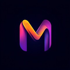 Letter M Logo Design &ndash; Modern Minimalist Monogram for Branding and Business Identity