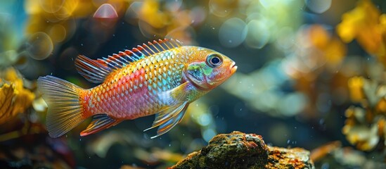 Obraz premium Colorful Fish in an Aquarium