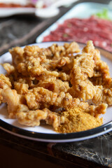 Chinese Crispy Fried Small Pork Ribs (xiaosurou)