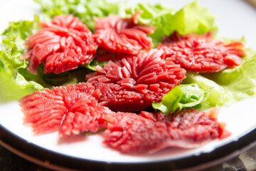 Chinese Hot Pot Duck Gizzard Flowers