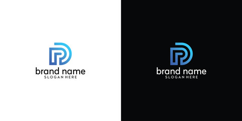 creative letter pd dp logo