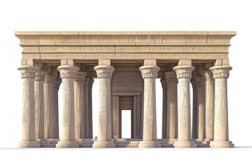 Obraz premium Luxor Temple temple architecture columns.