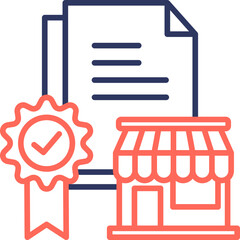 License line color icon