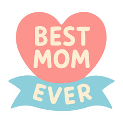 Cute flat illustration with 