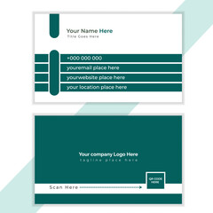 Business card design template, Clean professional business card template, visiting card, business card template.