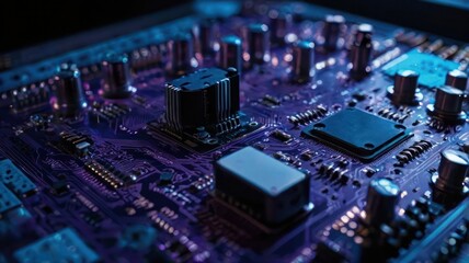 Obraz premium computer circuit board