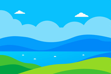 Obraz premium landscape with mountains