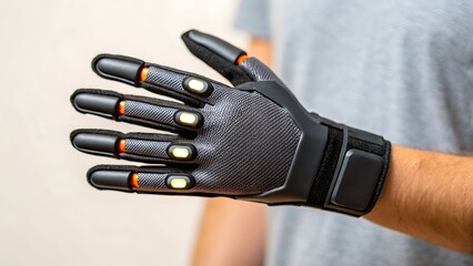 rehabilitation innovation technology tools, High-tech gloves designed for enhanced grip and dexterity in various applications.
