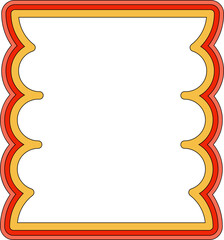 Lined Colorful Abstract Geometric Shapes