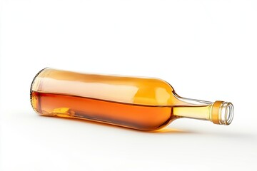 Apple cider vinegar isolated on white background