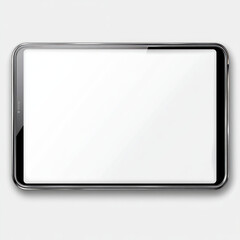 tablet pc on white background