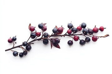 Berries isolated on white background