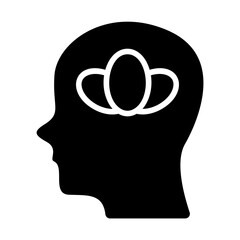 Lotus Flower Solid Icon