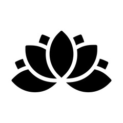 Lotus Solid Icon © spacepixel