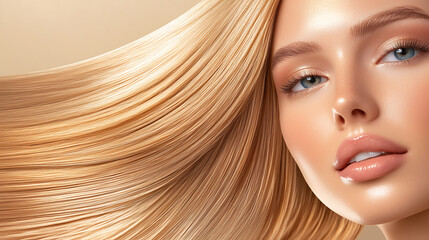 Stylish hair care tips for gorgeous locks beauty studio tutorial indoor close-up self-care concept