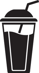 Blender Smoothie Cup silhouette vector illustration