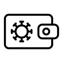 Clipper Malware Line Icon