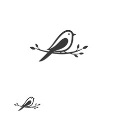 Bird on a Branch Logo