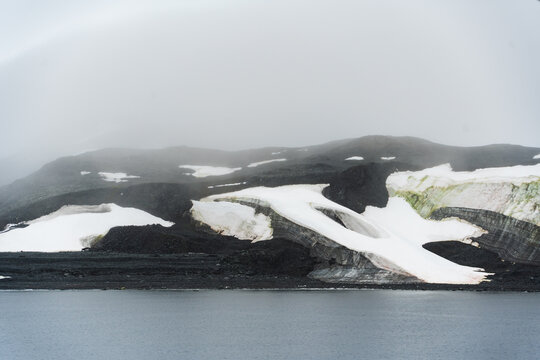 Stunning landscape of the South Shetland Islands in Antarctica
