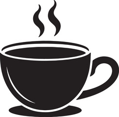 Chai Tea Cup silhouette vector illustration