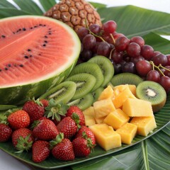fruits and vegetables salad