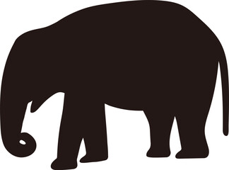 코끼리 실루엣