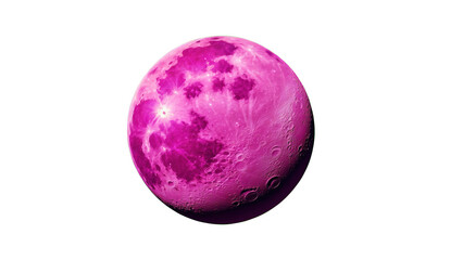 A dreamy pink moon illustration that adds a magical nighttime touch.
