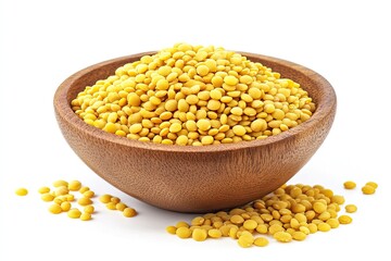 A realistic photo of Slow-Cooked Lentil Dal, hyper-realistic, isolated on white