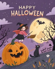 halloween illustration vector 