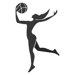 Simple Basketball Emblem Vector