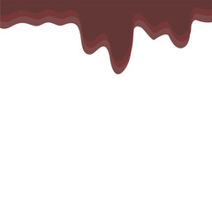 Dark Brown Melting Banner Top Page