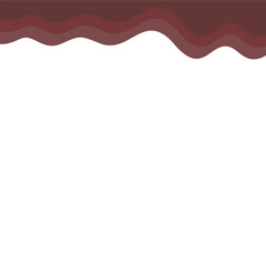 Dark Brown Melting Banner Top Page