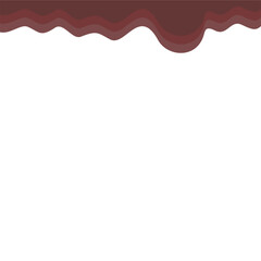 Dark Brown Melting Banner Top Page