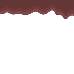 Dark Brown Melting Banner Top Page